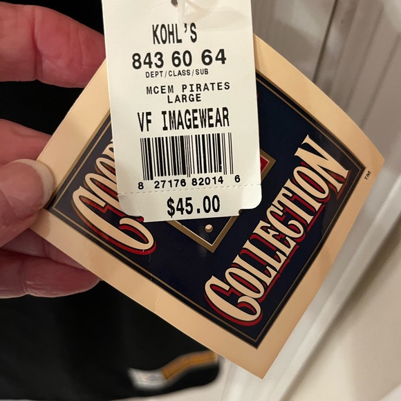 Majestic Black and Yellow Short Sleeve Tee - Picture 3 of 7